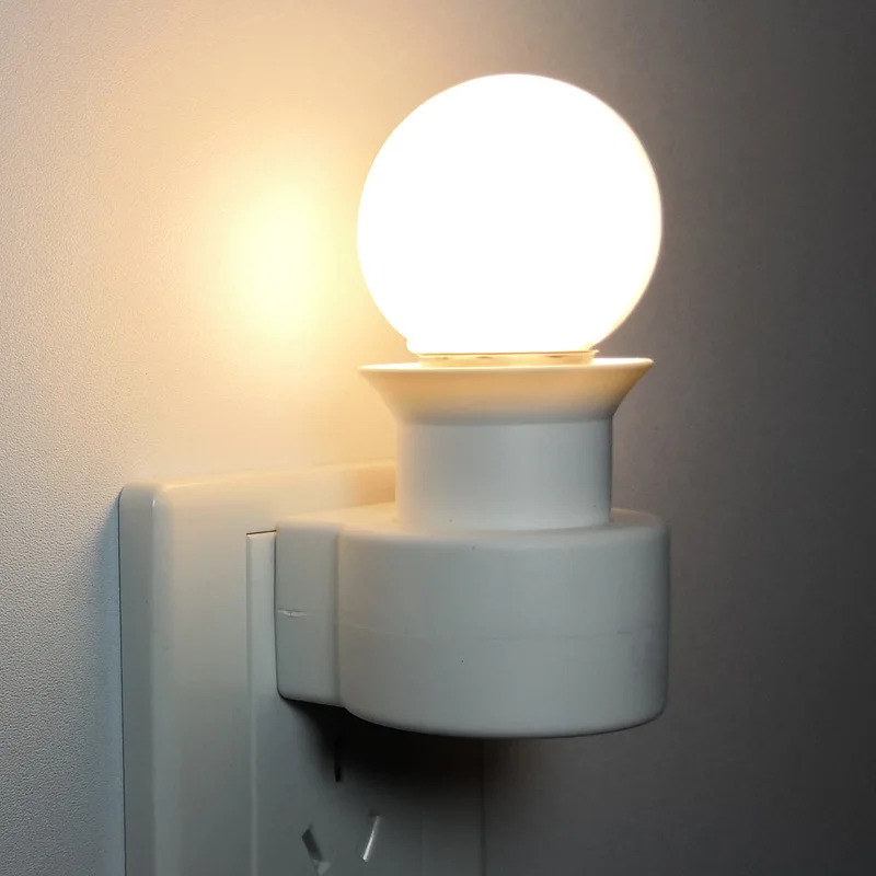 

LED Energy-saving Light Plug Small Night Lamp with Switch Bedside Reading Wall Lamp Socket Lamp Holder Feeding Night Light Plug