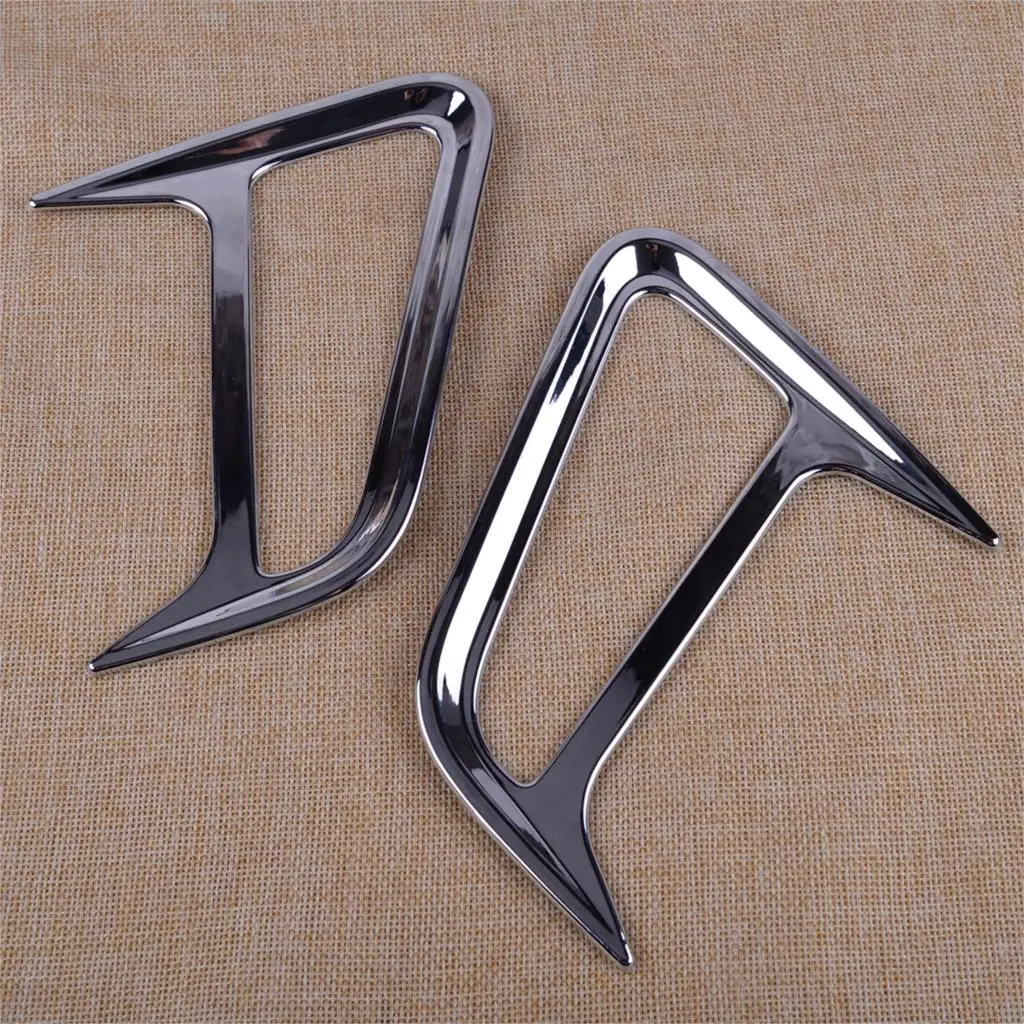 

DWCX 2PCS Car Front Side Exterior Turn Signal Light Lamp Cover Trim Decoration Protector ABS Fit for Hyundai Kona 2017 2018 2019