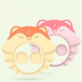 

Baby Shower Bath Visor Shield Wash Hair Cap Adjustable Protect Ear Eye Hat Baby Children Head Cover Kids Infant Washing Hair Cap