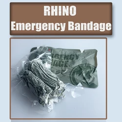 Bandagem de emergência de israel, bandagem médica de emergência com trauma extensível com almofada de sangramento de 4 polegadas