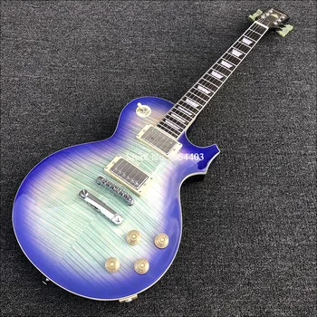 

Low price 6 string electric guitar, tiger maple veneer, Korean paint, peach blossom core body, rosewood fingerboard, postage
