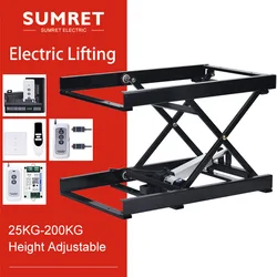 Electric Motor Scissor Lift Mechanism Furniture Platform Table Remote Control Height Adjustable Smart WIFI eWelink APP