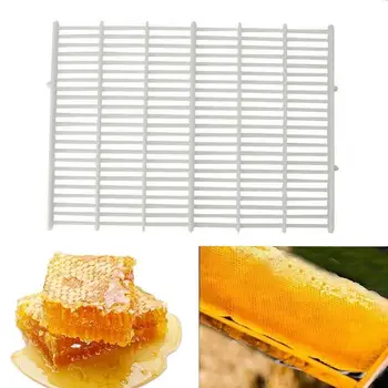 

For 10 Frame Beekeeping Beekeeper Bee Queen Excluder Tool Plastic King Separated Royal Net Board Kit Trapping Board Grid D1B2