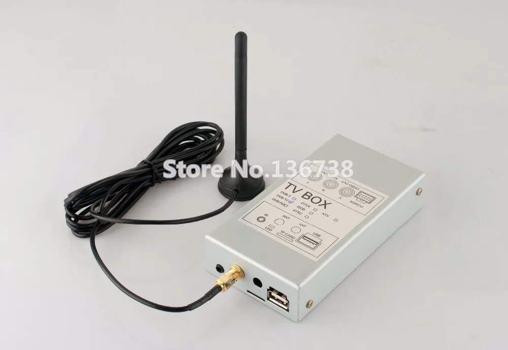 ТВ-приставка DVB-T T2 + антенна кабель питания для Android и Wince MTK OS (продается только