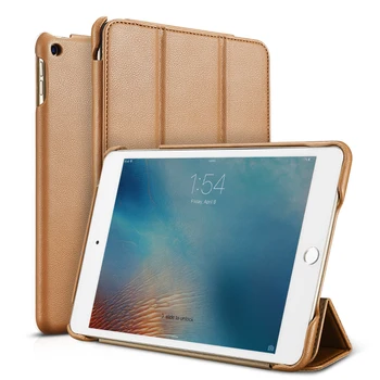 

Top Grade Flip Retro PU Leather Case for Apple iPad mini5 2019 Ultra-thin Business Foldable Stand Smart Cover for iPad mini5 8"