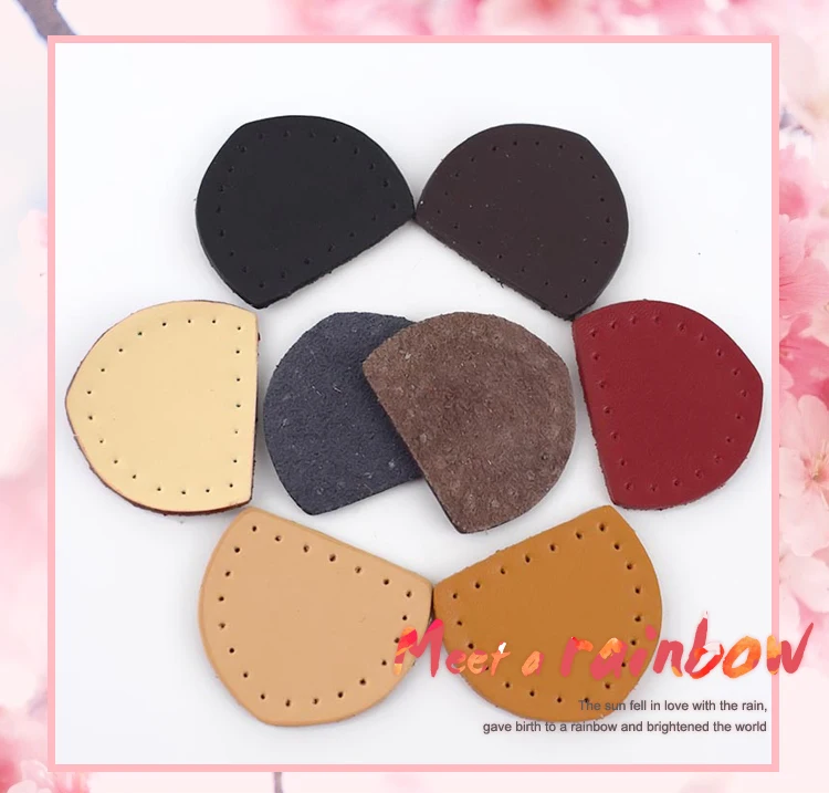 Meetee, 10 пар, 3,8*3,3 см, кожаные аксессуары для багажа, кожаная молния, съемник хвоста, сделай сам, ручная швейная застежка-молния, украшение, зажим ZT006
