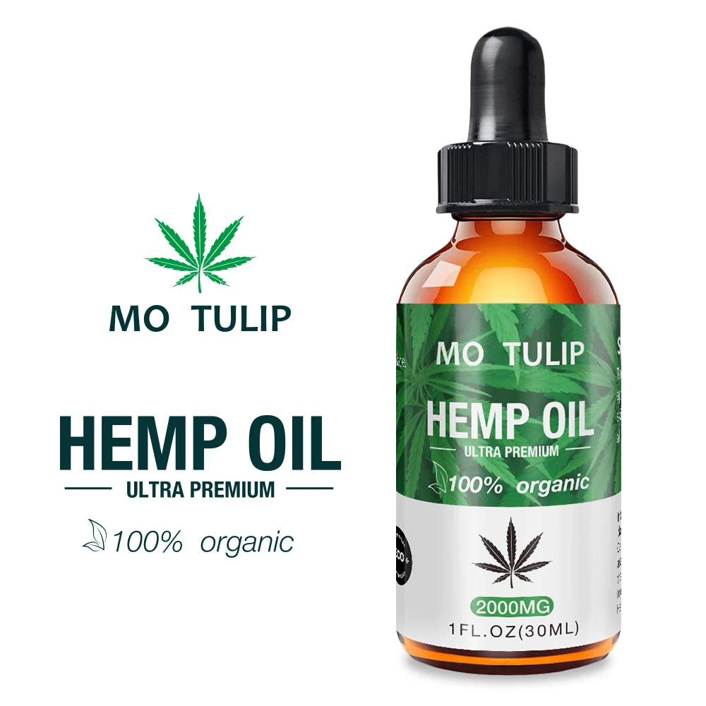 Эфирные масла MO TULIP 30 мл органическое масло семян конопли 2000 мг травяные капли