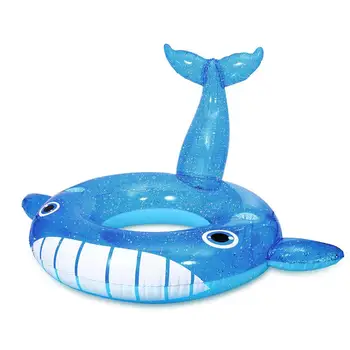 

Inflatable Whale Pool Float Pool Swim Ring Seat Float Swim Ring Shark Float Kids Inflatable Baby Toddler Swimming Whale