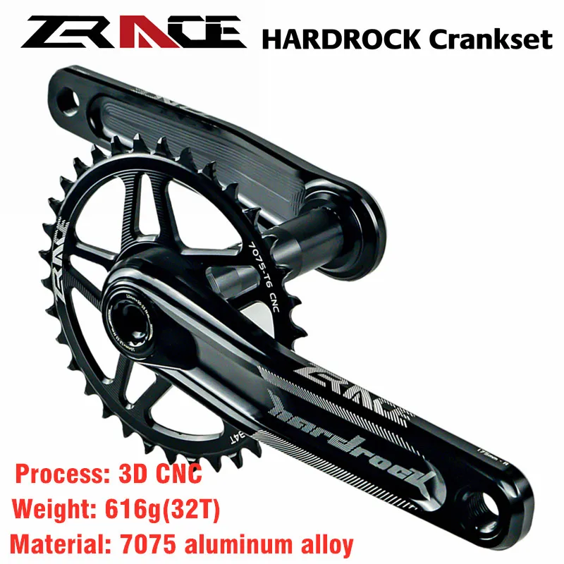 Zracing HARDROCK 1x10 11 12 скоростной шатун для MTB велосипеда 170 мм/175 мм, 32 т/34 Т прямое Крепление, цепные кольца, набор для SRAM EAGLE