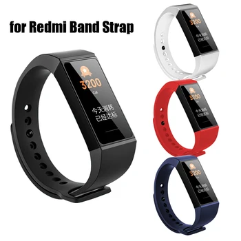 

For Redmi Band Strap Silicone Sport Replacement Watch Band Strap for Xiaomi Redmi Band 4 Smart Bracelet Wristband Accessories