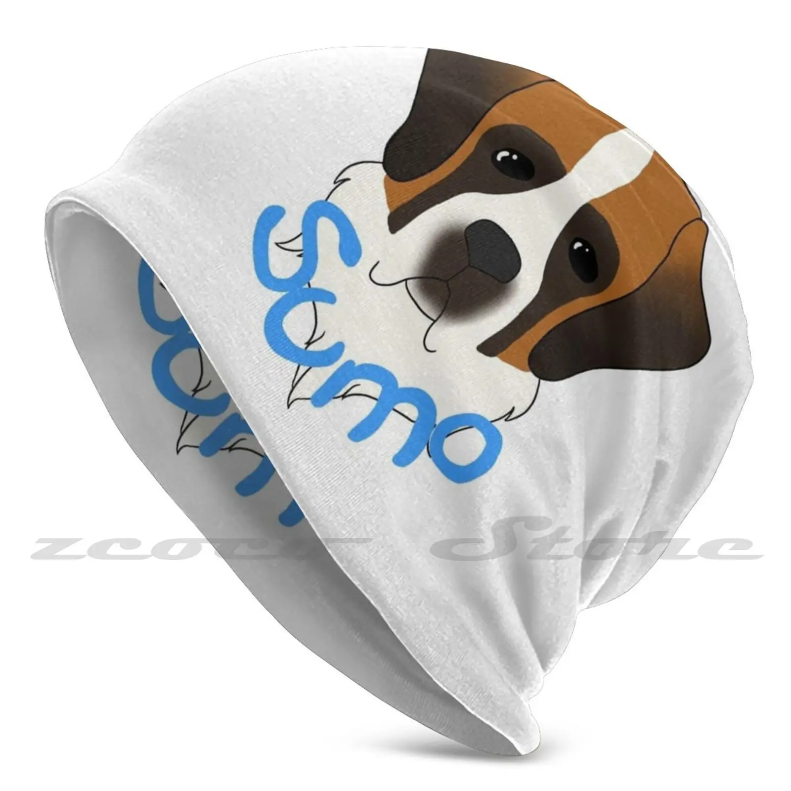 Sumo Dbh Knit Hat Hedging Cap Soft Elasticity Sport All'Aria Aperta Per Il Tempo Libero Detroit Diventa Umano Sumo Saint Bernard Dog Doggo Doggy