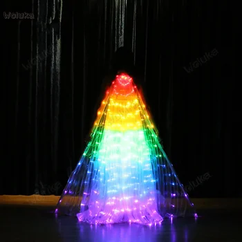 

LED luminous five-color dance wings color wings luminous props belly dance light wings cloak CD50 W02