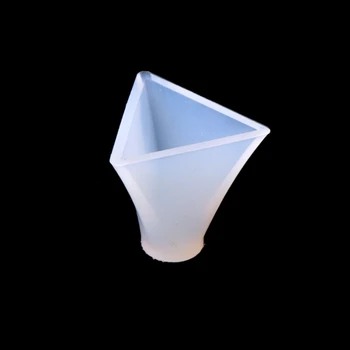 

Triangular Pyramid Jewelry Making Tools Mold Pendant Silicone Resin Craft DIY