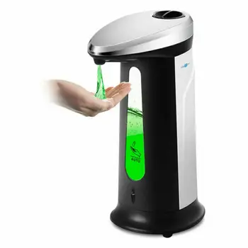 

400Ml Automatic Liquid Soap Dispenser Smart Sensor Touchless ABS Electroplated Sanitizer Dispensador for Kitchen Bathroom