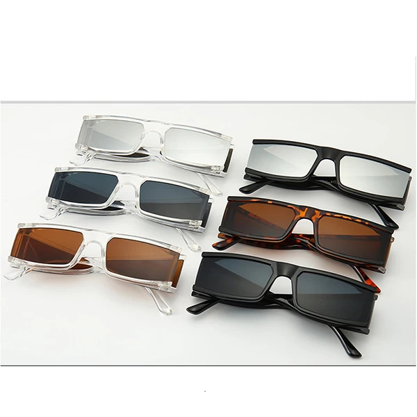 RFOLVE, маленькие квадратные солнцезащитные очки для женщин, бренд, Новая прозрачная оправа, солнцезащитные очки для девушек, серебряные зеркальные очки, модные оттенки RX371