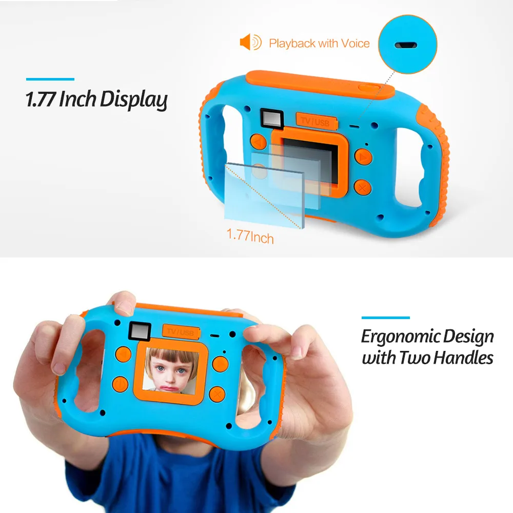 Andoer CDE7 WiFi детская креативная камера 5MP 1080P HD цифровая анти-капля детская камера мини видеокамера