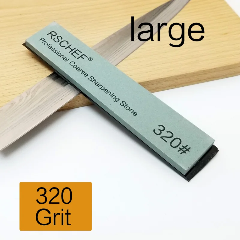 Точилка для кухни Abrader Grit Fix Angle Grind Whetstone мокрый камень точильщик инструменты Точилка барный нож - Цвет: 320 grit large size
