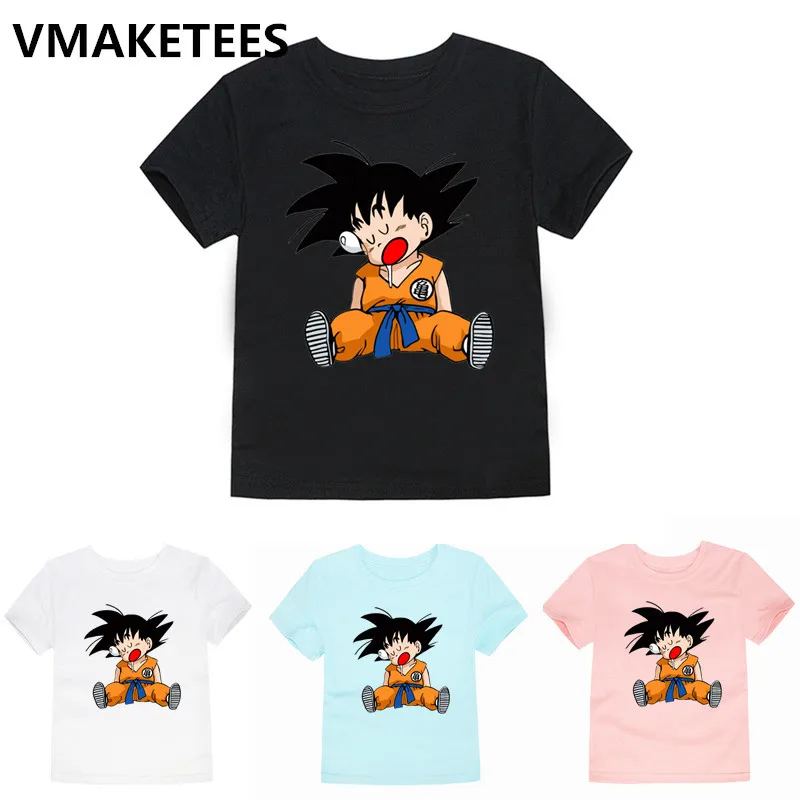 

Cartoon Print Toddler Goku Children T-shirts Kids Anime Dragon Ball Z Summer Funny Tees Tops Clothing,HKP5072E