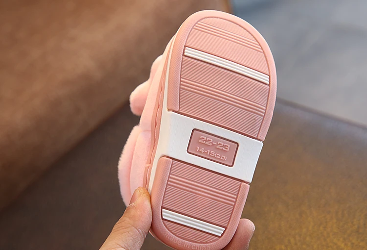 Meninos e Meninas do Bebê Chinelos de Algodão Sapatos de Algodão Anos de Idade Outono e Inverno Adorável Crianças Bebê Menina Indoor Sapatos 1-3 23 Online shopping