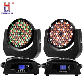 

Led RGBW Wash Moving Head Light 108X3W Electical Zoom With DMX Control For Dj Party Nightclub