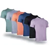 2023 Men short sleeves Running T-Shirts, Quick Dry Sport T-Shirts, Fitness Gym Running Shirts,Breathable Round collar Sportswear 6