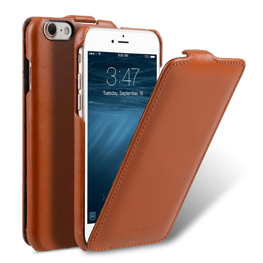 Флип чехол 5 видов цветов 2020 для iPhone8 из натуральной воловьей кожи iPhone 7 8 Plus 4