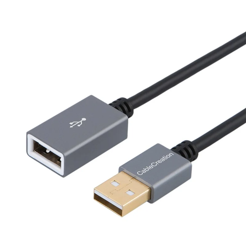 

USB 2.0 Extension Cable, USB A Male to Female Extender for Gamepad,Flash Drive,Mouse,Keyboard,Printer,Scanner,Card Reader