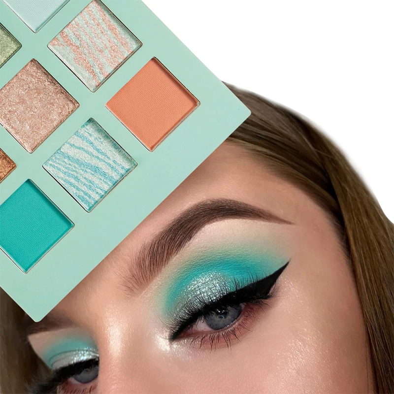 

9 Colors Eyeshadow Powder Palette Glitter Makeup Palette Matte Shimmer Pearl Shimmer Matte Eyeshadow Palette Makeup Pallete