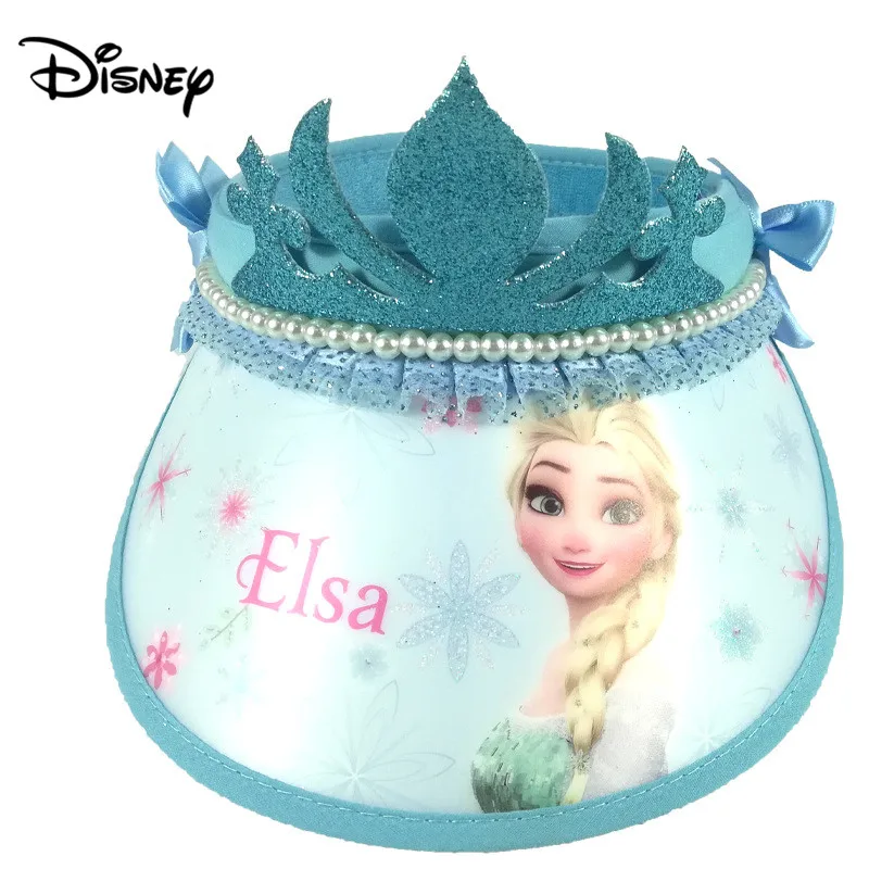 Disney Ice шляпа в романтическом стиле Пустой Топ Aisha Пляжная Шляпа Пляжная солнцезащитная Кепка с козырьком от солнца