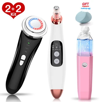 

Black Dots Vacuum Pore Cleaner Nose Black Point Remover Blackhead Acne Pimple Removal Suction Extractor Facial Beauty Tools SPA