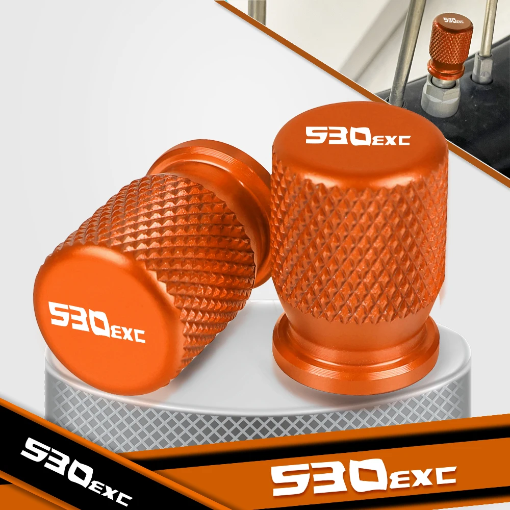 

A pair Motorcycle Front Rear Wheel Tire Valve caps Aluminum Airtight Covers For 530 EXC 530 EXC 2008 2009 2010 2011 Accessories