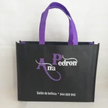 С напечатанным логотипом компании сумки для покупок на заказ торговый показ сумка giveway Handy Convention сумка носить ваши Goodies для магазина