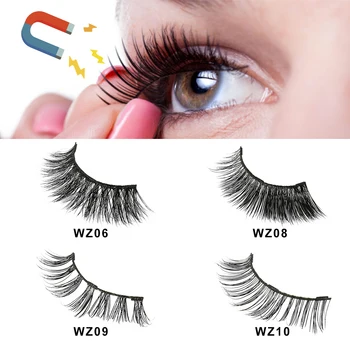 

3 Magnetic Eyelashes Magnetic Liquid Eyeliner & Magnetic False Eyelashes & Tweezer Set Make up set Drop Shipping