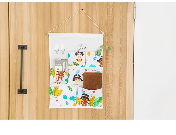 Boway Tomboy Storage Bag Hanging Bag Wardrobe Household Wall Mounted Door Multilayer Fabric Creative Wall Hangers Storage