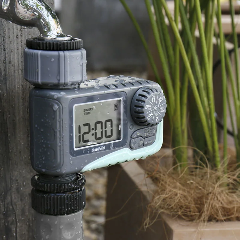 RainPoint Mini Automatic Water Timer Sprinkler Controller Outdoor Waterproof Garden Timer Watering System Irrigation timer 5