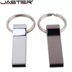 JASTER Флешка Personalizado логотип металлическая USB вспышка 4 ГБ 8 ГБ 16 ГБ 32 ГБ 64 ГБ USB 2,0 ручка накопитель фотография карта памяти USB ключ