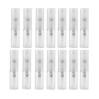 

200Pcs/Lot 2ML Transparent Plastic Spray Bottle Small Cosmetic Packing Atomizer Perfume Bottles Atomizing Spray Liquid Container
