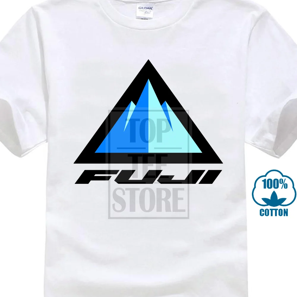Повседневная футболка с коротким рукавом Новинка Fuji Bikes горный велосипед на