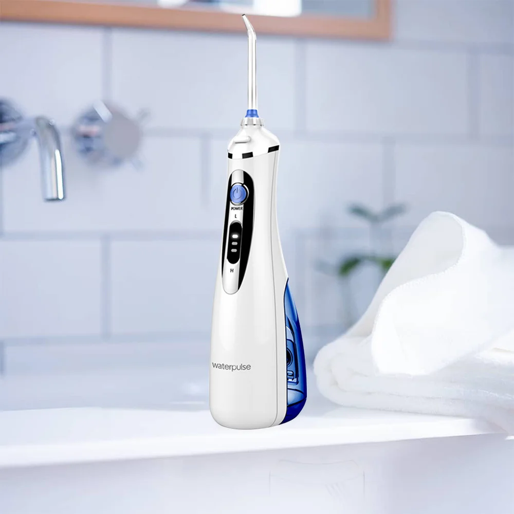 Waterpulse V400P портативный ирригатор зубная Вода Flosser 3 режима давления 240 мл полости
