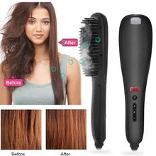 Spray Straight Hair Comb Hair Straightener Beard Straightener Fashion LED Display 110-220V 31 Speed Adjustment