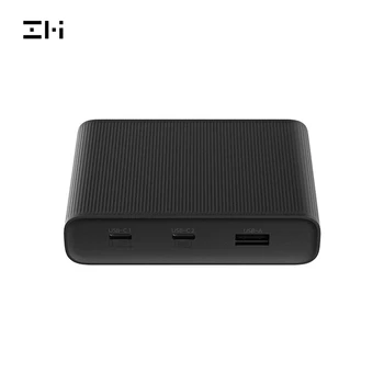 

ZMI HA932 65W Compatible QC3.0 2.0 PD3.0 2.0 45W Fast Charger EU Plug Three Port For Xiaomi Huawei Samsung Iphone11 Laptop