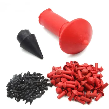 

Repair Kits Tire Repair Patches Parts Rubber Tyre Puncture Patches 90 Pcs Red Mushroom nails