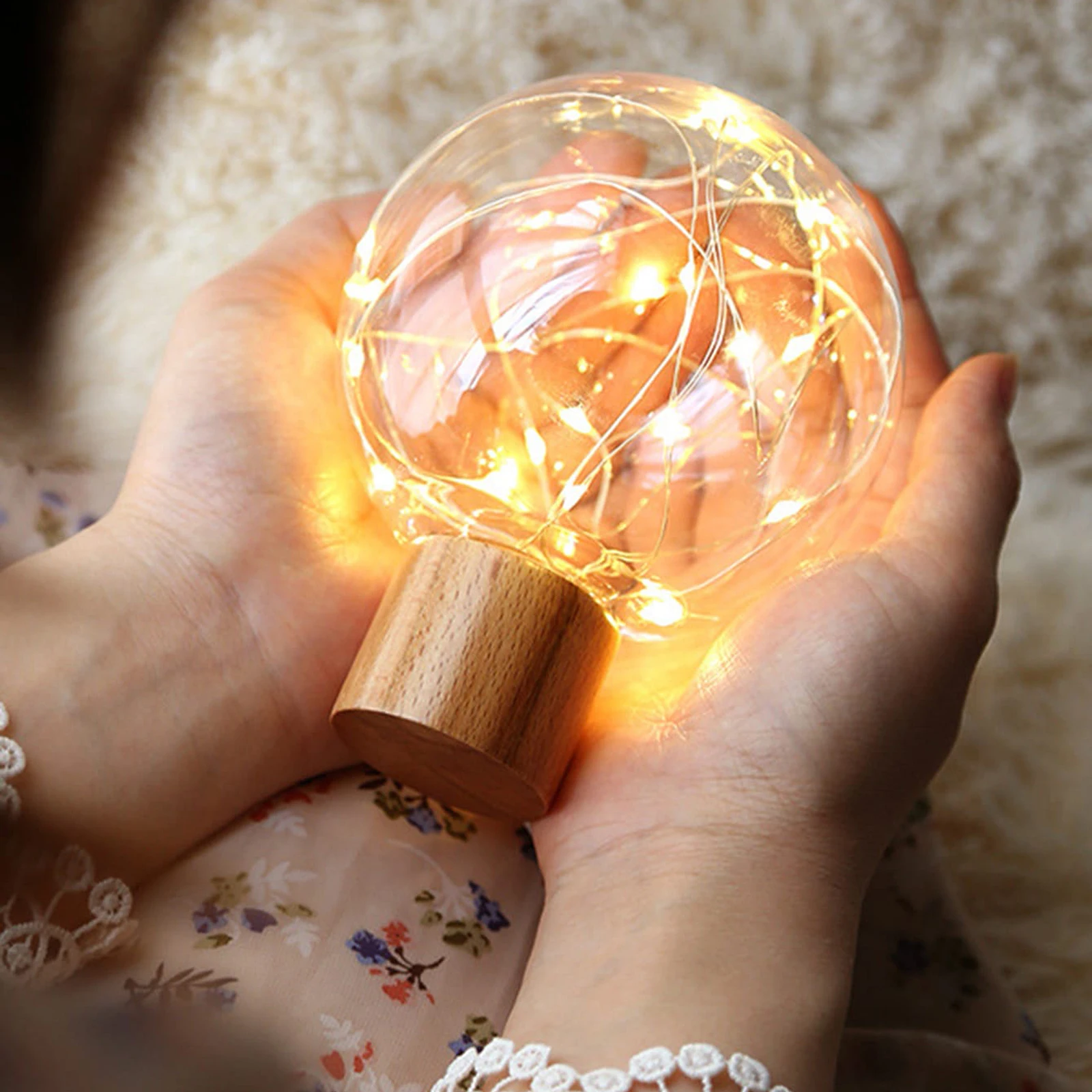 

Led Light Night Light Christmas Bedroom Nursery Family Bedside Interior Decoration For Christmas Children Gift Atmosphere Light