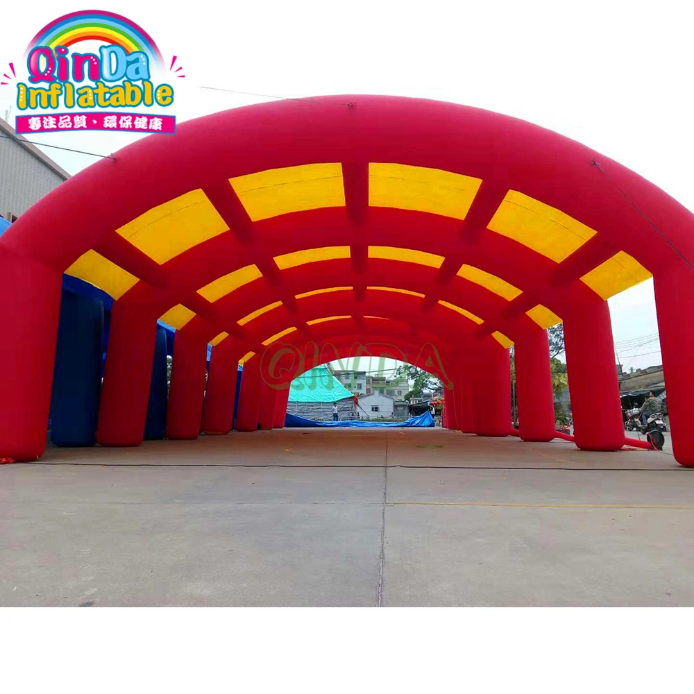 

Customize Size Outdoor Wedding Party Giant Tunnel Booth Inflatable Arch Tent For Event