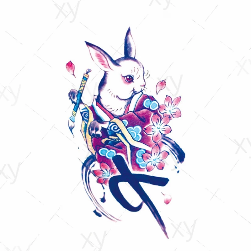 Japanese Rabbit Tattoo