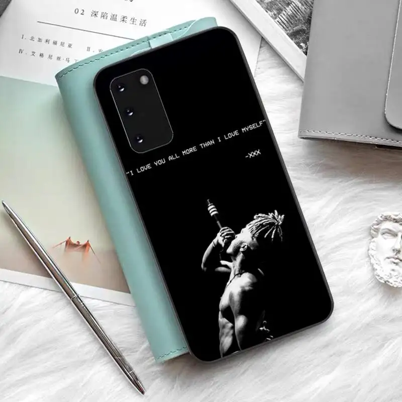 TOPLBPCS Rap Singer Xxxtentacion черный чехол для телефона Samsung S6 S10 5G S7 EDGE S8 S9 S20 PLUS S10Lite|Бамперы| |