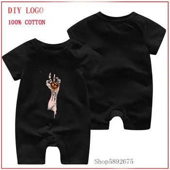 

New Born Baby Clothing Summer Short Sleeved Romper Half life A prayer that Half-Life will be a real thing one day Baby clothes