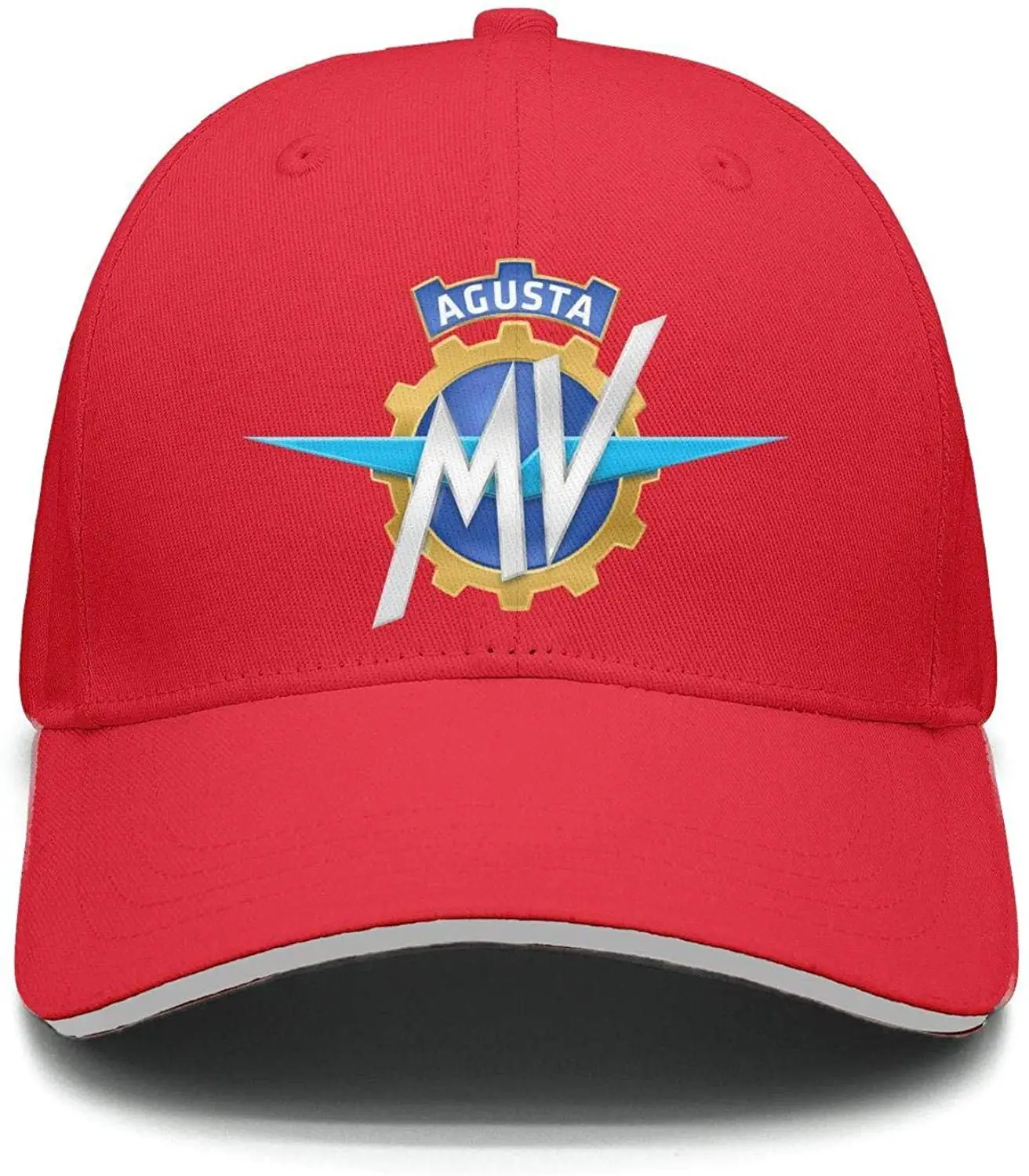 Мужская и женская регулируемая бейсболка MV-Agusta-мотоциклетная Кепка с логотипом