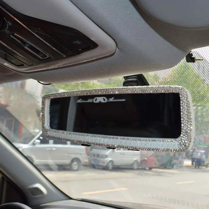 Diamond Crystal Car Rear-View Mirror Charms