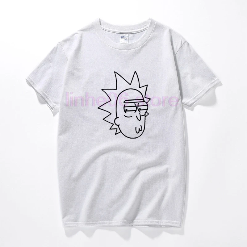 Футболка ricka and morty Мужская брендовая одежда с Риком Морти тенниска для скейтборда